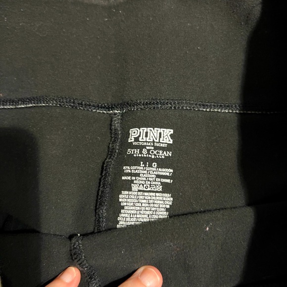 Victoria’s Secret Pink  Pittsburgh pirates capris yoga pants L - Picture 4 of 5
